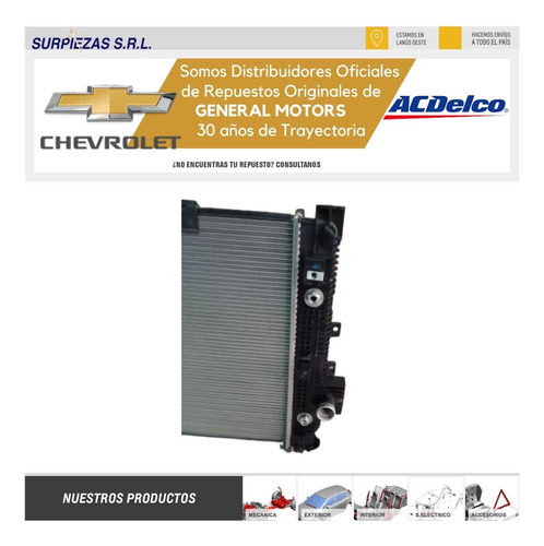 Radiador Agua Tracker G3 1.2 Del 2020/ 100% Chevrolet Origin Foto 2