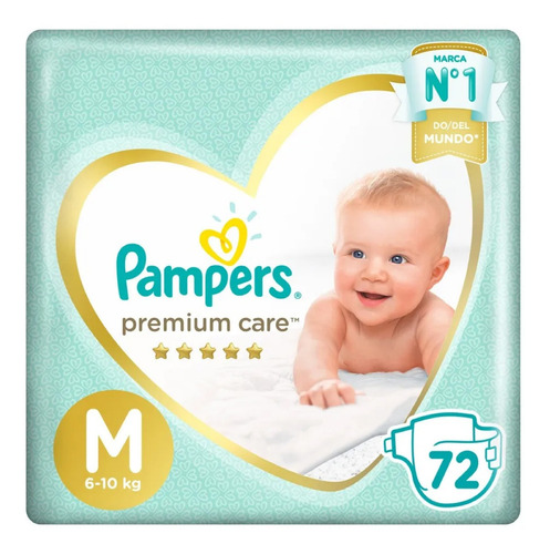 Pampers Premium Care M / G / Xg / Xxg Mes Consumo X 1unid