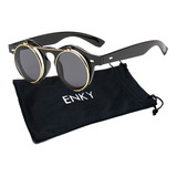 Lentes Sol Vintage Doble Mica Steampunk Unisex Retro Enky 