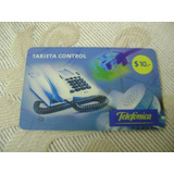 Tarjeta Tel Coleccion Telefonica Argentina Tarjeta Control 3