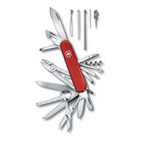 Navaja Victorinox De Bolsillo Swiss Champ, 33 Usos Rojo