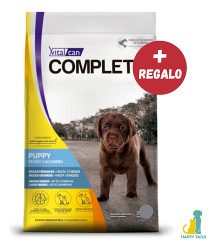 Vital Can Complete Junior X 20 Kg + Envio Gratis Zn