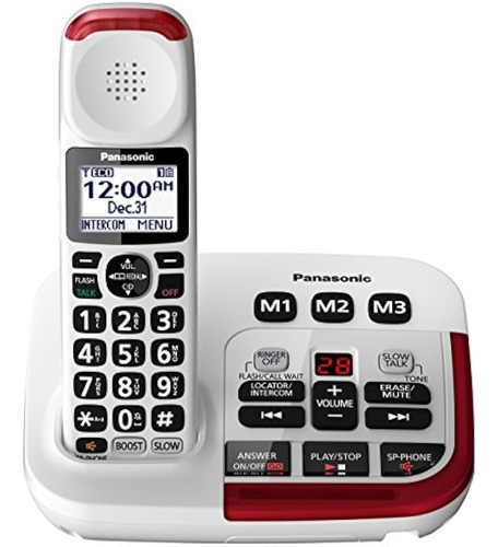 ~? Teléfono Inalámbrico Amplificado Kx-tgm420w De Panasonic 