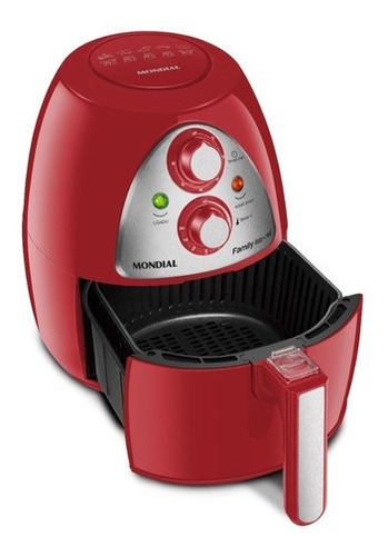 Fritadeira Elétrica Air Fryer Mondial 4 L Vermelho 110v