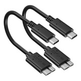 Besgoods Cable Corto Micro B A Usb C, Cable De Disco Duro Ex