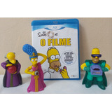 Bonecos Os Simpsons Coleção Burguer King +  Dvd Blu-ray