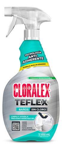 Limpiador De Baños Cloralex Teflex Tigger Sin Cloro 650ml