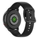 Malla De Silicona Para Samsung Galaxy Watch/active...+ Negro