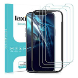 Laxikoo 3 Pack Screen Protector Compatible With iPhone 12, I