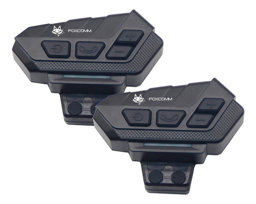 Pack X2 Intercomunicadores Bluetooth Para Moto Fox S21 Plus 