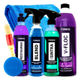 Kit Lavagem Automotiva Sintra Blend V-floc Restaurax Vonixx