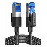 Cable Ethernet Cat8 Redondo Con Malla De Nylon 5m Ugreen