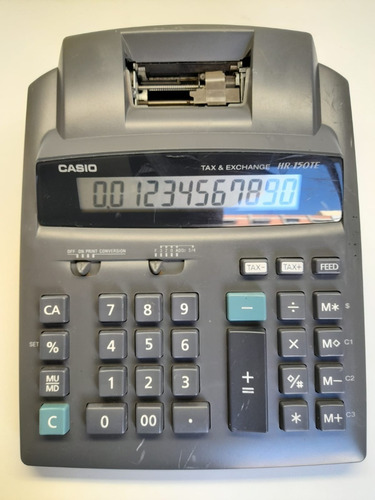 Calculadora Casio Hr-150te (pilha Ou Fonte)