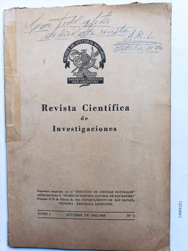 Revista Científica De Investigaciones - San Rafael - Mendoza