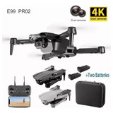 1 Mini Drone E99 Pro 2 Profissional, Câmera Dupla 4k, 2