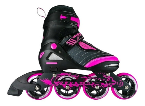 Patines Linea Semiprofesionales Ajustables Chicago Best Goma