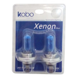 Lámpara H4 Blue Vision Kobo Efecto Xenon 55w El Par