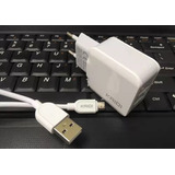 Carregador Rápido De Tomada V8 Micro Usb 12w 2 Entradas Celular