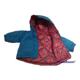 Campera Conjunto Bebé Columbia Térmico Reversible Nieve