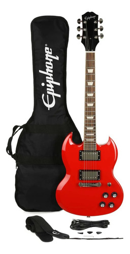 Guitarra EpiPhone Sg Power Players Lava Red