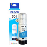 Tanque De Tinta Epson T504 Cyan 70ml Ecotank By Tecnowow