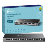 Switch Tp-link Tl-sg116p 16 Puertos Giga Poe+ Smart Gigabit