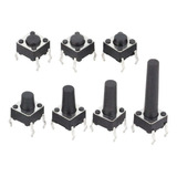 Pack X 130 Boton Pulsador 6x6 Tact Switch - 13 Modelos