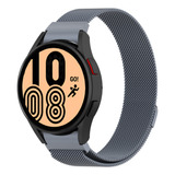 Pulseira Metálica Imã Encaixe Curvo Para Watch4 44mm