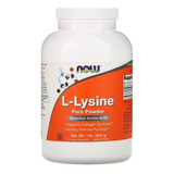 Now Foods - L-lisina Lysine Aminoacido Esencial 454 G