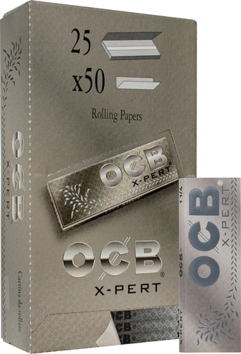 Ocb Papelillo X-pert Gris 1 1/4 X25un Csc