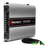 Modulo Taramps Ds-800x4 800w Rms Ds800x4 Potencia + Cabo Rca