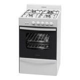 Cocina Longvie Standard Fundición 13331bf A Gas/eléctrica 4 Hornallas  Blanca 220v Puerta Con Visor 70l