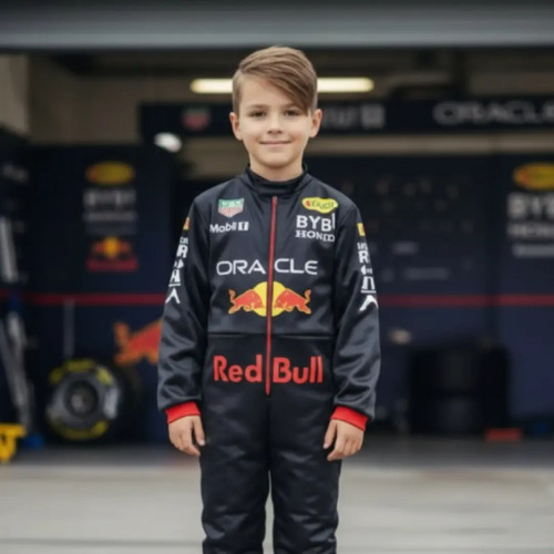 Disfraz Checo Pérez Cosplay Piloto De Carreras Formula Uno Niño | Envío gratis