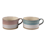 Taza Tazon De Porcelana Mug Pintada Con Asa Y Relieve 550cc 