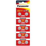 Pila Panasonic Tira 10 Lr44 Ag13 A76 Lr1154 Sr44 357