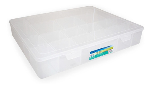 Box Com 20 Divisórias 34,5x27cm Caixa Organizadora Plástico 