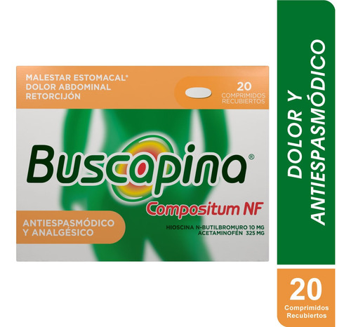 Buscapina Compostium Nf 10/325mg X 20 Comprimidos