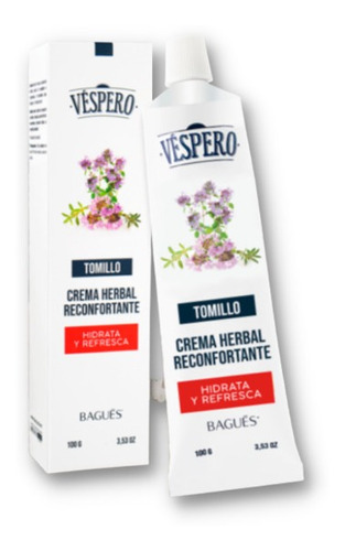 Crema Herbal Reconfortante Tomillo Véspero Bagués 100g