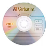 Disco Dvd-r Verbatim 120min 4.7gb 16x Grabable Slim Case