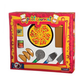 Juego Set De Pizza Juguete De Cocina Infantil Para Niños