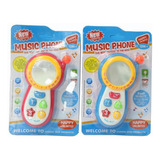 Telefono Celular Infantil Espejo + Sonidos 15cm - Del Tomate