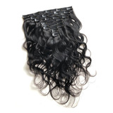 Cabelo Humano Liso Ondulado Tic Tac 35cm 120gr 8telas