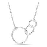 Lecalla Collar De Cadena De Plata De Ley 925 Para Mujer