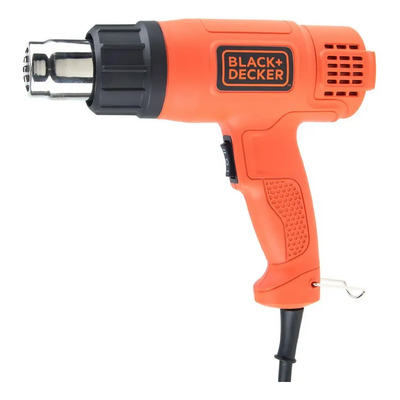 Black And Decker (hg1500-b3) Pistola De Calor 1500w 2 Temp. Naranja