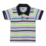 Camiseta Polo Infantil Listrada Sempre Kids.