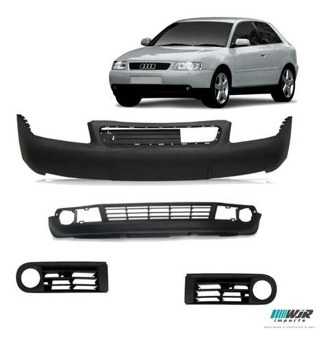 Parachoque Dianteiro Completo Audi A3 2001 2002 2003 2004 05