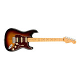 Guitarra Eléctrica Fender American Professional Ii Stratocaster Hss De Aliso 3-color Sunburst Brillante Con Diapasón De Arce