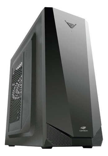 Gabinete Gamer Mid Tower C3tech Mt-g80bk Sem Fonte