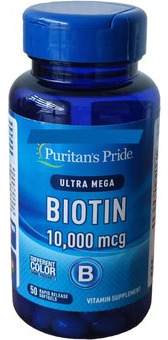 Biotina Puritans 10.000 Mcg