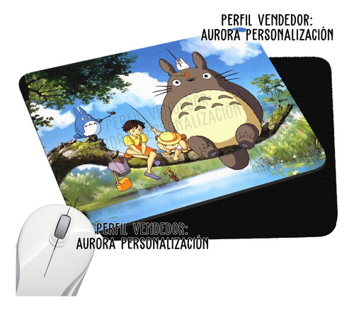 Pad Mouse Rectangular Mi Vecino Totoro Anime Pelicula 2